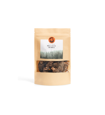 Sac de morilles de feu séchées
